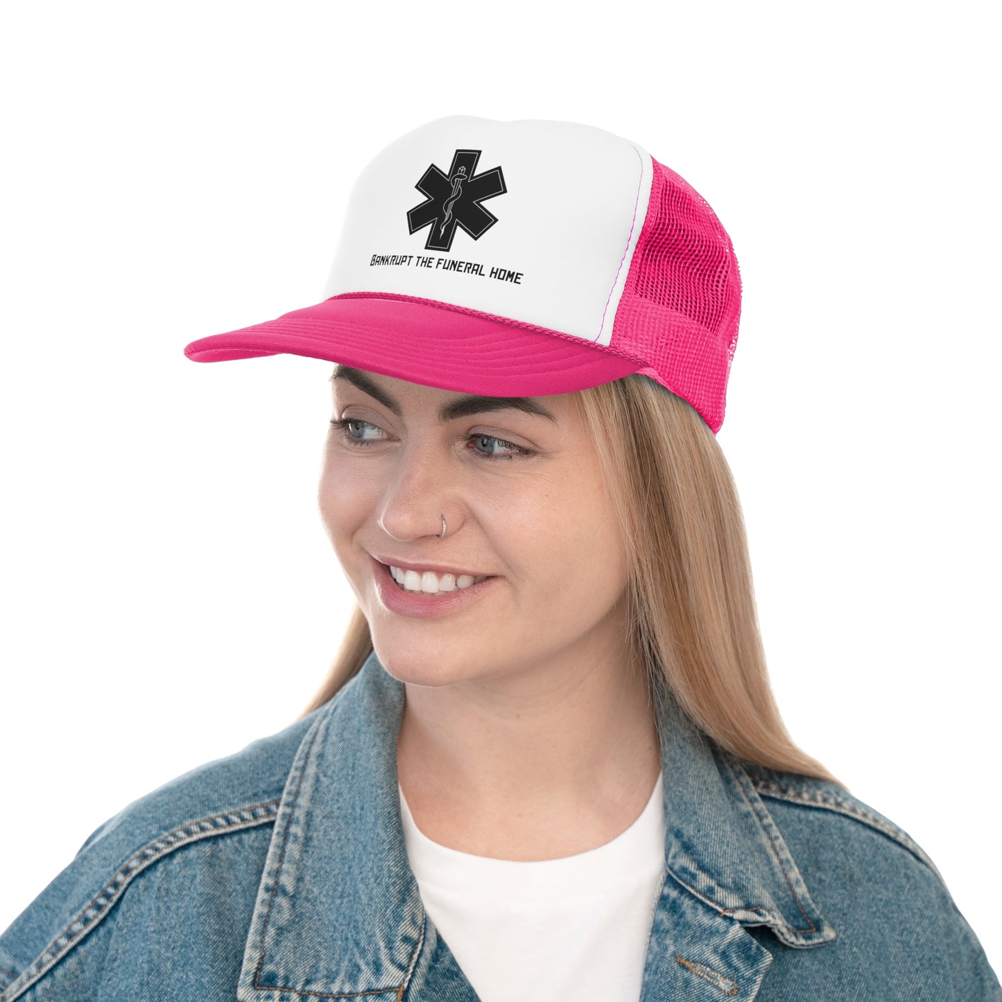 Bankrupt Trucker Hat (Pink)